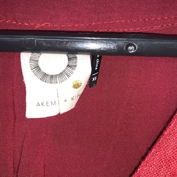 Womens Size XS Akem + Kin Anthropologie Plaid Tunic EUC - Picture 2 of 5